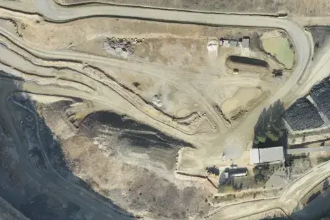 Overlapping drone photograph 6 of the demo quarry